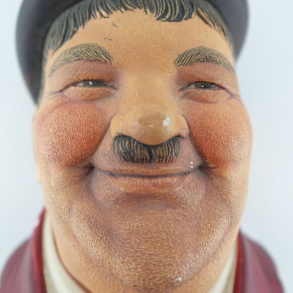 Laurel & Hardy Wall Busts By Legend Products 1984 England Signed F. Wright - Picture 15 of 16